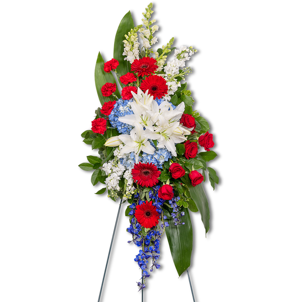 Stars and Stripes Forever Standing Spray