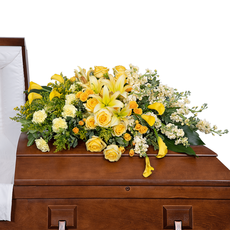 Radiant Remembrance Casket Spray