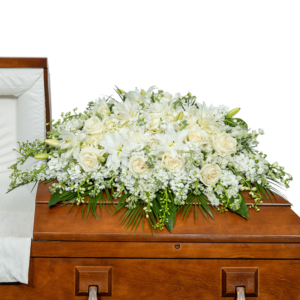 Pure Serenity Casket Spray