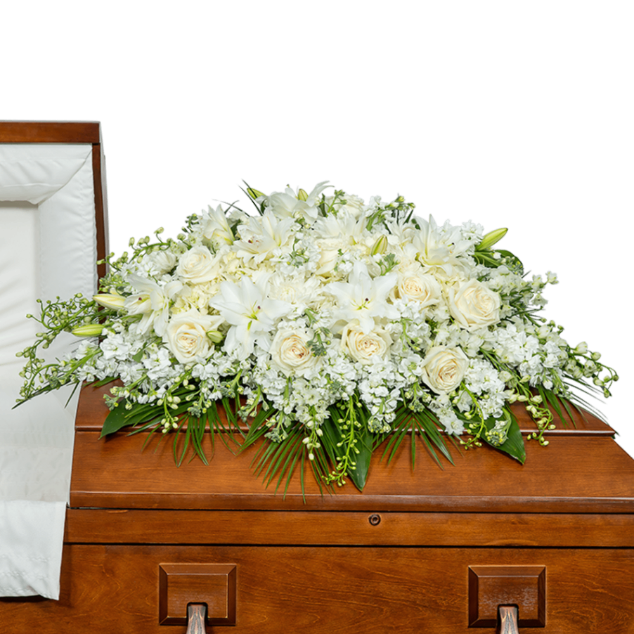 Pure Serenity Casket Spray