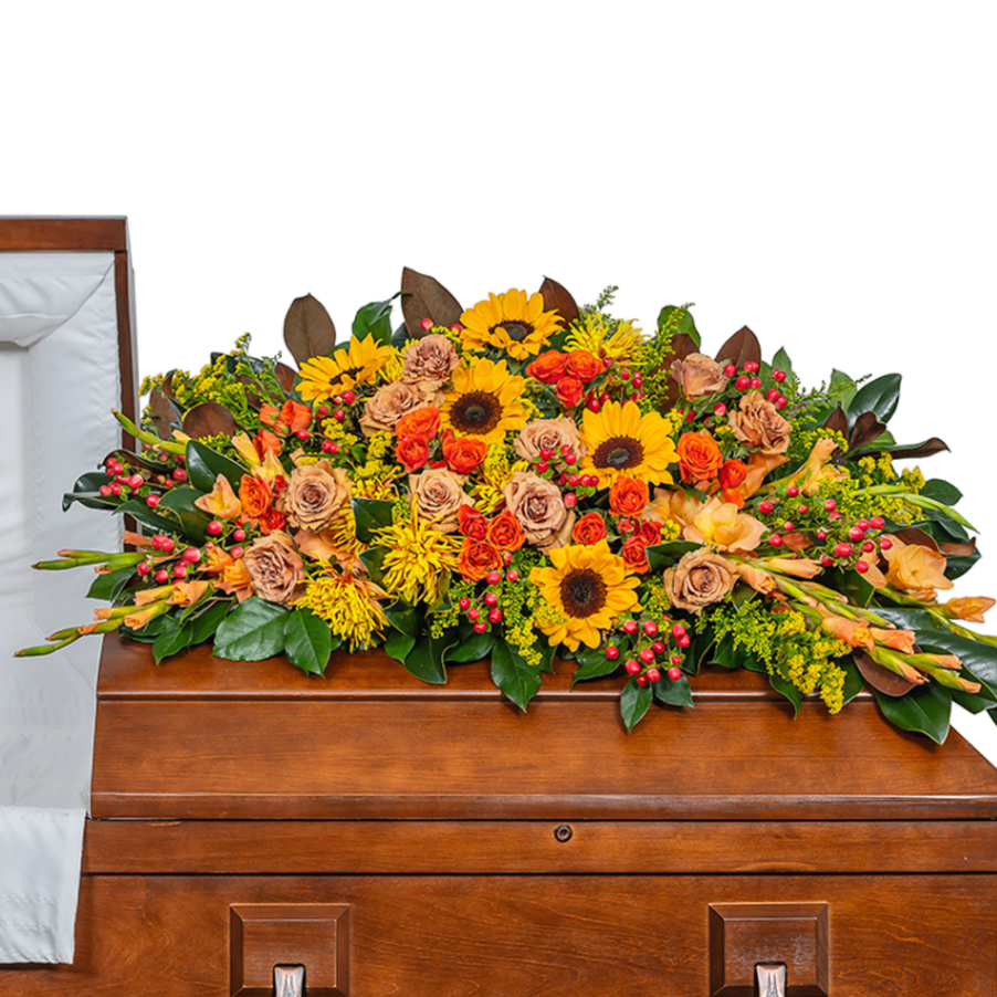 Sunset Serenade Casket Spray