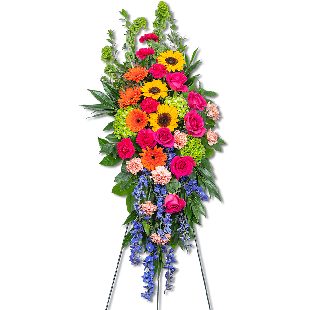 Forever Blooming Bright Standing Spray