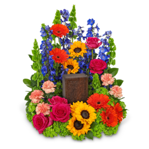 Forever Blooming Bright Cremation Tribute