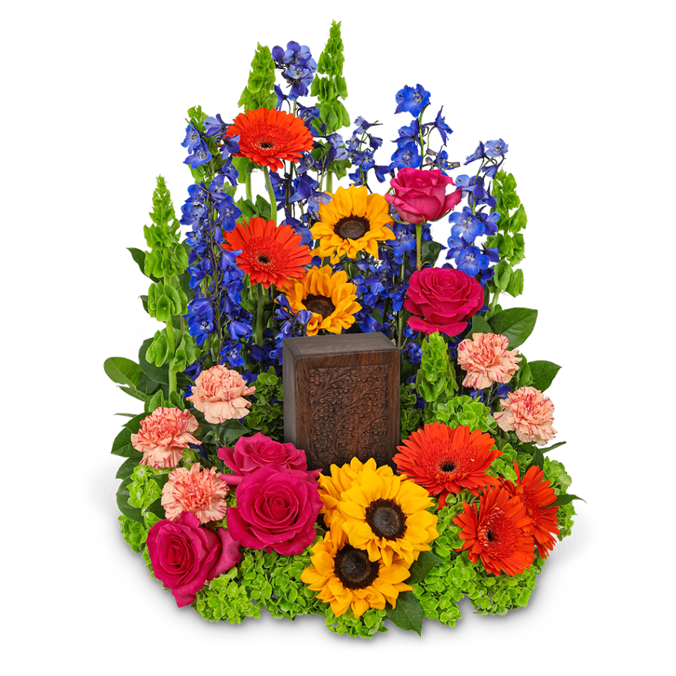 Forever Blooming Bright Cremation Tribute