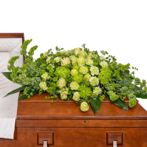 Tranquil Oasis Casket Spray with Roses