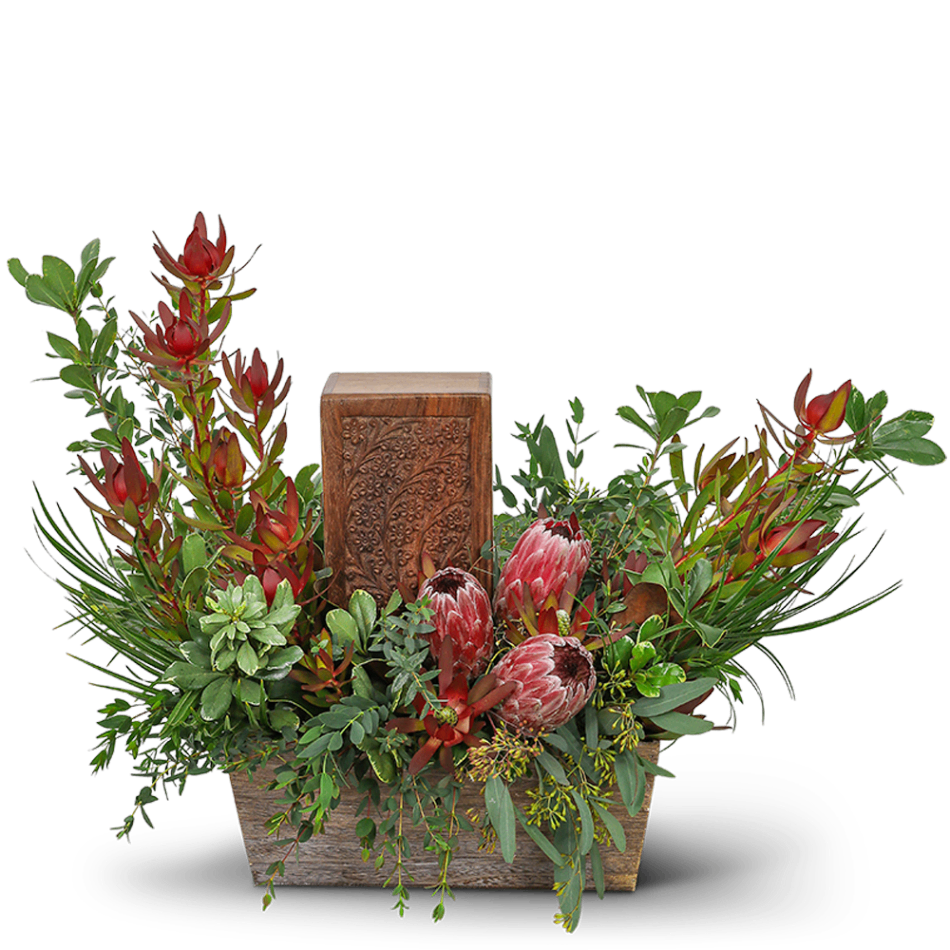 Floral Wilderness Cremation Tribute